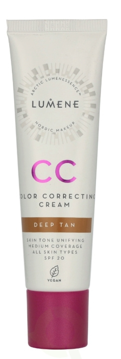 Lumene CC Color Correcting Cream SPF20 30 ml #5 Deep Tan i gruppen SKØNHED & HELSE / Hudpleje / Ansigt / Dagcreme hos TP E-commerce Nordic AB (D19863)