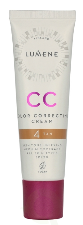Lumene CC Color Correcting Cream SPF20 30 ml #4 Tan i gruppen SKØNHED & HELSE / Hudpleje / Ansigt / Dagcreme hos TP E-commerce Nordic AB (D19864)