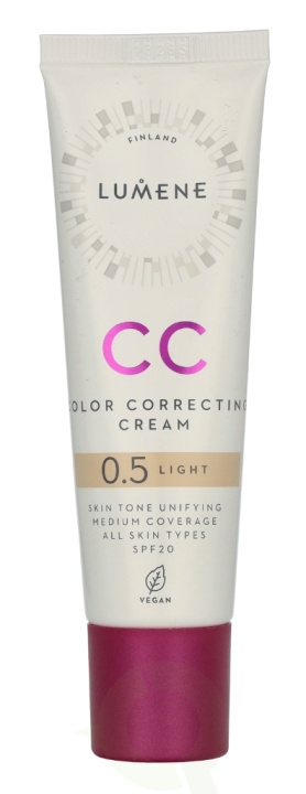 Lumene CC Color Correcting Cream SPF20 30 ml #0,5 Light i gruppen SKØNHED & HELSE / Hudpleje / Ansigt / Dagcreme hos TP E-commerce Nordic AB (D19866)