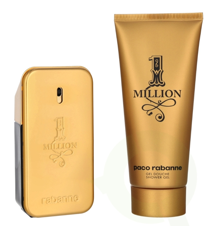 Paco Rabanne 1 Million Giftset 150 ml Edt Spray 50ml/Shower Gel 100ml i gruppen SKØNHED & HELSE / Duft & Parfume / Parfume hos TP E-commerce Nordic AB (D19882)