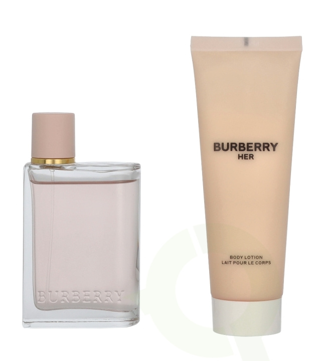 Burberry Her Giftset 125 ml Edp Spray 50ml/Body Lotion 75ml i gruppen SKØNHED & HELSE / Gaveæske / Gaveæske til hende hos TP E-commerce Nordic AB (D19889)