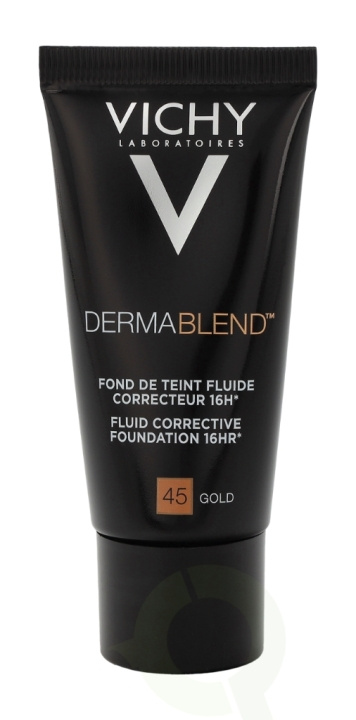 Vichy Dermablend Corrective Foundation 16Hr SPF35 30 ml #45 Gold- All Skin Types i gruppen SKØNHED & HELSE / Makeup / Makeup ansigt / Foundation hos TP E-commerce Nordic AB (D19898)