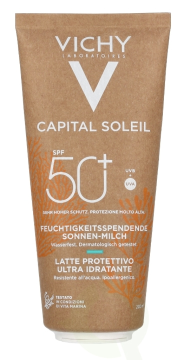 Vichy Capital Soleil Solar Eco-Designed Milk SPF50+ 200 ml i gruppen SKØNHED & HELSE / Hudpleje / Tanning / Solbeskyttelse hos TP E-commerce Nordic AB (D19900)