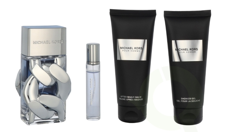 Michael Kors Pour Homme Giftset 310 ml Edp Spray 100ml/Shower Gel 100ml/After Shave Balm 100ml/Edp Spray 10ml i gruppen SKØNHED & HELSE / Duft & Parfume / Parfume / Parfume til ham hos TP E-commerce Nordic AB (D19909)