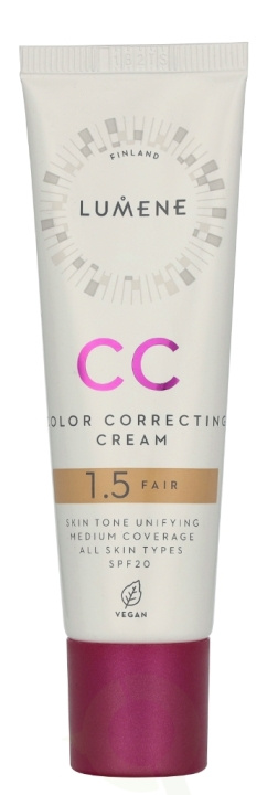 Lumene CC Color Correcting Cream SPF20 30 ml #1,5 Fair i gruppen SKØNHED & HELSE / Hudpleje / Ansigt / Dagcreme hos TP E-commerce Nordic AB (D19913)