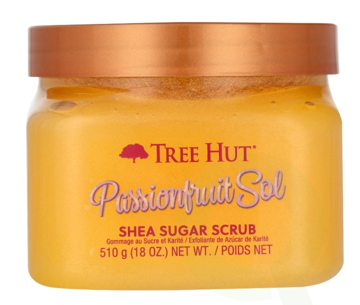 Tree Hut Shea Sugar Scrub 510 g Passionfruit Sol i gruppen SKØNHED & HELSE / Hudpleje / Kropspleje / Body lotion hos TP E-commerce Nordic AB (D19916)