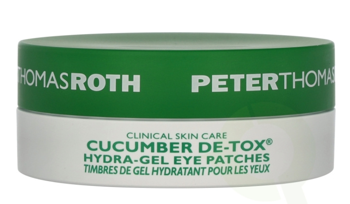 P.T. Roth Cucumber De-Tox Hydra-Gel Eye Patches 45 g 15 Pairs (30 patches) + Spatula i gruppen SKØNHED & HELSE / Makeup / Øjne og øjenbryn / Øjenbryn gel hos TP E-commerce Nordic AB (D19920)