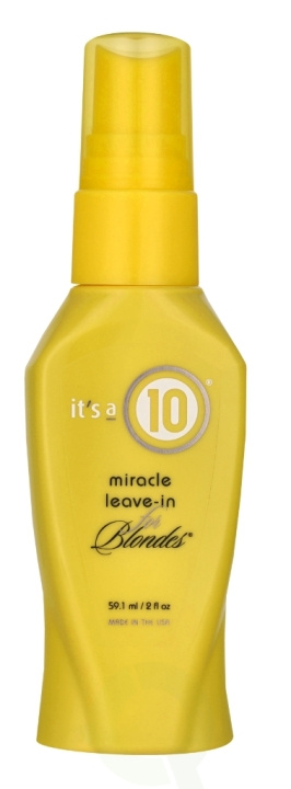 It\'s a 10 Miracle Leave-In For Blondes 59.1 ml i gruppen SKØNHED & HELSE / Hår og styling / Hårpleje / Hårmaske hos TP E-commerce Nordic AB (D19942)