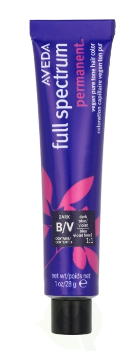Aveda Full Spectrum Permanent Vegan Pure Tone Hair Color 28 g Dark Blue/Violet i gruppen SKØNHED & HELSE / Hår og styling / Hårpleje / Hårfarve / Hårfarve & Farve bombe hos TP E-commerce Nordic AB (D19954)