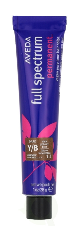 Aveda Full Spectrum Permanent Vegan Pure Tone Hair Color 28 g Yellow Blue i gruppen SKØNHED & HELSE / Hår og styling / Hårpleje / Hårfarve / Hårfarve & Farve bombe hos TP E-commerce Nordic AB (D19962)