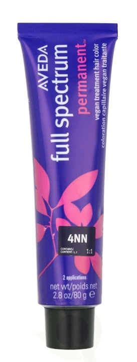 Aveda Full Spectrum Permanent Vegan Pure Tone Hair Color 80 g 4NN i gruppen SKØNHED & HELSE / Hår og styling / Hårpleje / Hårfarve / Hårfarve & Farve bombe hos TP E-commerce Nordic AB (D19970)