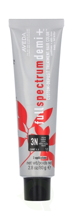 Aveda Full Spectrum Demi+ Custom-Deposit Hair Color 80 g 3N Natural Brown i gruppen SKØNHED & HELSE / Hår og styling / Hårpleje / Hårfarve / Hårfarve & Farve bombe hos TP E-commerce Nordic AB (D19980)