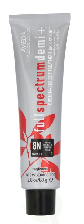 Aveda Full Spectrum Demi+ Custom-Deposit Hair Color 80 g 8N Light Blonde i gruppen SKØNHED & HELSE / Hår og styling / Hårpleje / Hårfarve / Hårfarve & Farve bombe hos TP E-commerce Nordic AB (D19984)