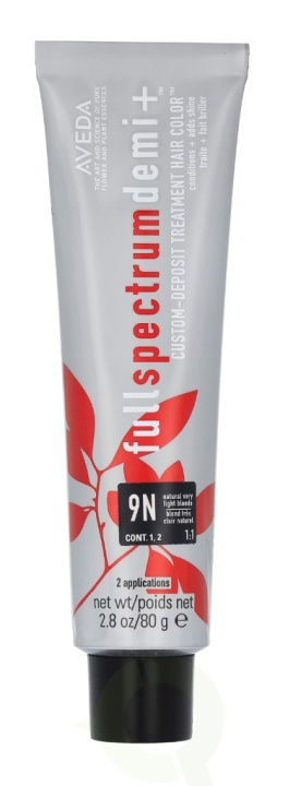 Aveda Full Spectrum Demi+ Custom-Deposit Hair Color 80 g 9N Very Light Blonde i gruppen SKØNHED & HELSE / Hår og styling / Hårpleje / Hårfarve / Hårfarve & Farve bombe hos TP E-commerce Nordic AB (D19985)