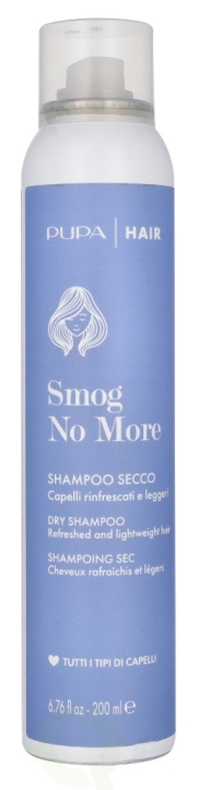 Pupa Milano Pupa Smog No More Dry Shampoo 200 ml i gruppen SKØNHED & HELSE / Hår og styling / Hårpleje / Tør shampoo hos TP E-commerce Nordic AB (D20084)