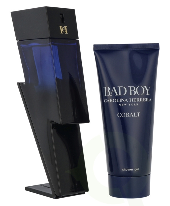 Carolina Herrera Bad Boy Cobalt Elixir Giftset 200 ml Edp Spray 100 ml/Shower Gel 100 ml i gruppen SKØNHED & HELSE / Gaveæske / Gaveæske til ham hos TP E-commerce Nordic AB (D20104)