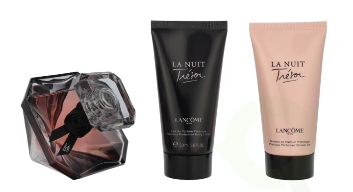 Lancome La Nuit Tresor Giftset 150 ml Edp Spray 50ml/Body Lotion 50ml/Shower Gel 50ml i gruppen SKØNHED & HELSE / Gaveæske / Gaveæske til hende hos TP E-commerce Nordic AB (D20127)