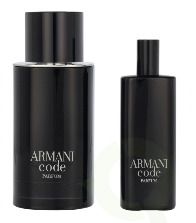 Armani Code Le Parfum Giftset 90 ml Edp Spray 75ml/Edp Spray 15ml-XMAS 23 i gruppen SKØNHED & HELSE / Duft & Parfume / Parfume / Parfume til ham hos TP E-commerce Nordic AB (D20128)
