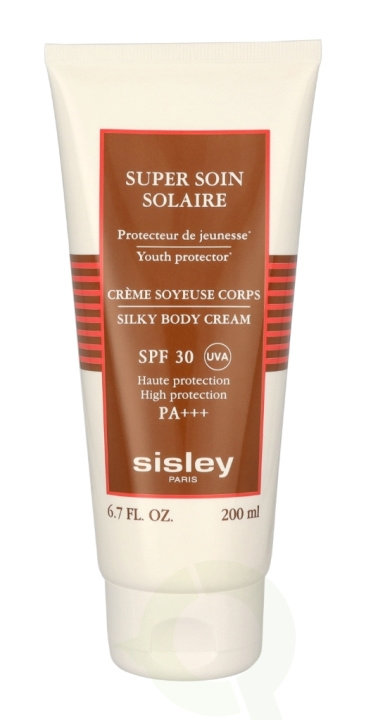 Sisley Super Soin Solaire Silky Body Cream SPF30 PA+++ 200 ml i gruppen SKØNHED & HELSE / Hudpleje / Tanning / Solbeskyttelse hos TP E-commerce Nordic AB (D20202)
