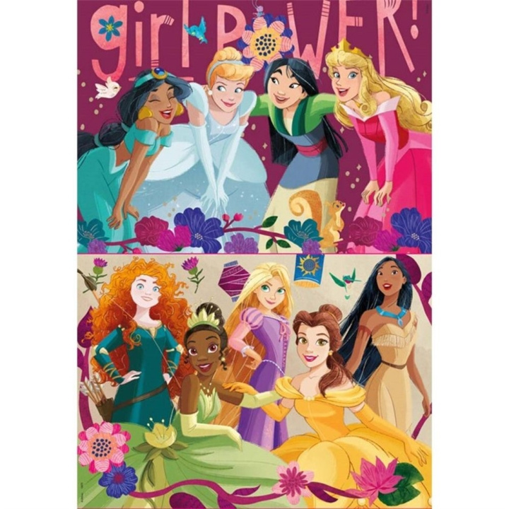 Educa 2x48 Disney Princess 2-puslespil (80-19675) i gruppen LEGETØJ, BØRN & BABY / Legetøj / børns puslespil hos TP E-commerce Nordic AB (D20238)