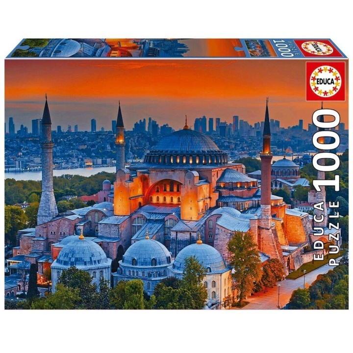 Educa 1000 brikker - Blå Moské Istanbul Puslespil (19612) i gruppen SPORT, FRITID & HOBBY / Hobby / Puslespil hos TP E-commerce Nordic AB (D20241)