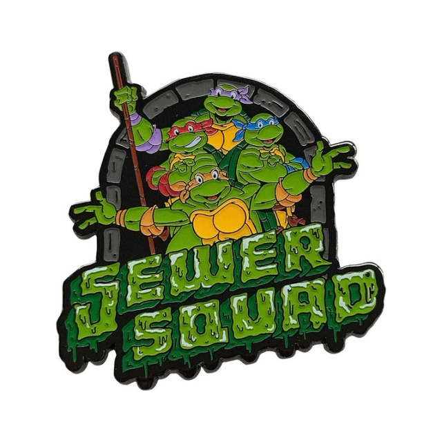 Fanatik Teenage Mutant Ninja Turtles Limited Edition 40th Anniversary Pin Badge i gruppen SPORT, FRITID & HOBBY / Sjove gadgets / Samlergenstande hos TP E-commerce Nordic AB (D20253)