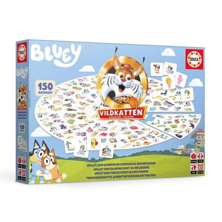 Educa Vildkatten Bluey (78-20074) i gruppen LEGETØJ, BØRN & BABY / Legetøj / børns puslespil hos TP E-commerce Nordic AB (D20270)