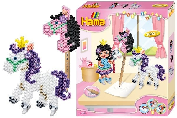 Hama Midi Gaveæske Pony Leg - (383252) i gruppen LEGETØJ, BØRN & BABY / Legetøj / Hobbyartikler hos TP E-commerce Nordic AB (D20283)