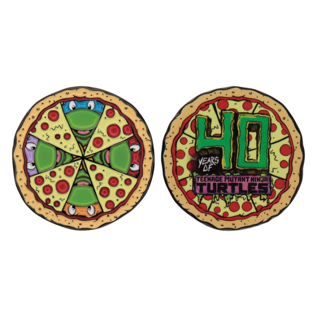Fanatik Teenage Mutant Ninja Turtles Limited Edition 40th Anniversary Collectible Coin i gruppen SPORT, FRITID & HOBBY / Sjove gadgets / Samlergenstande hos TP E-commerce Nordic AB (D20300)