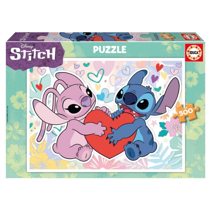 Educa 500 Disney Stitch (80-19911) i gruppen LEGETØJ, BØRN & BABY / Legetøj / børns puslespil hos TP E-commerce Nordic AB (D20306)