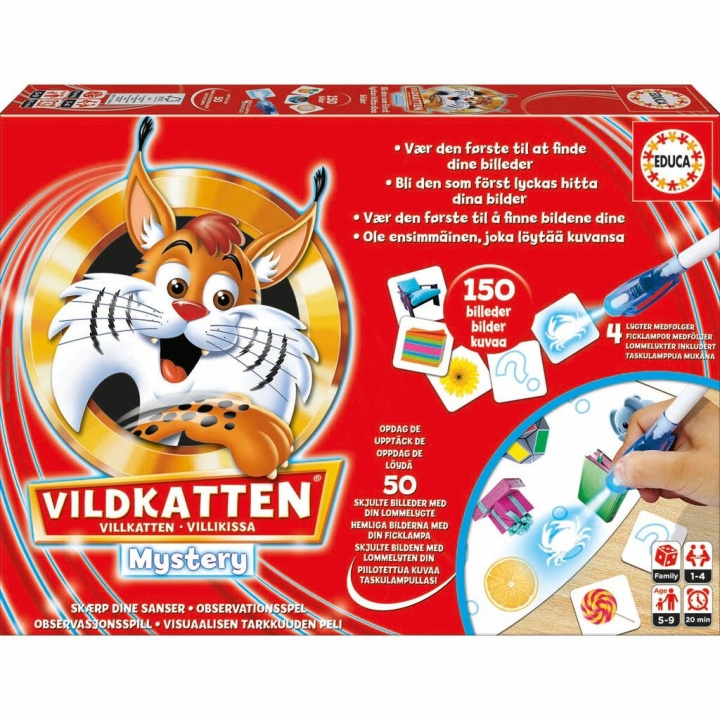 Educa Vildkatten - Mystery 150 brikker (78-19603) i gruppen LEGETØJ, BØRN & BABY / Legetøj / børns puslespil hos TP E-commerce Nordic AB (D20308)