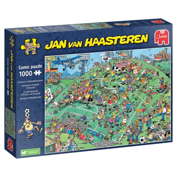 Jan van Haasteren EM Fodbold (1000 brikker) i gruppen SPORT, FRITID & HOBBY / Hobby / Puslespil hos TP E-commerce Nordic AB (D20310)
