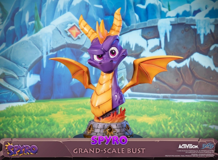 First4Figures - Spyro The Dragon (Spyro Grand-Scale Bust) RESIN Statue /Figure i gruppen SPORT, FRITID & HOBBY / Sjove gadgets / Samlergenstande hos TP E-commerce Nordic AB (D20319)