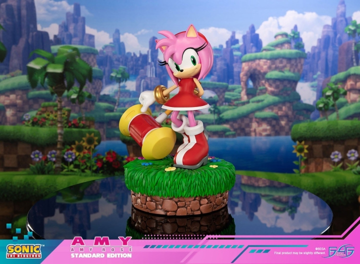 First4Figures Sonic The Hedgehog (Amy Rose) RESIN Statue i gruppen SPORT, FRITID & HOBBY / Sjove gadgets / Samlergenstande hos TP E-commerce Nordic AB (D20325)