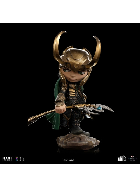 IronStudios - MiniCo Marvel Avengers Infinity Saga Loki i gruppen SPORT, FRITID & HOBBY / Sjove gadgets / Samlergenstande hos TP E-commerce Nordic AB (D20327)