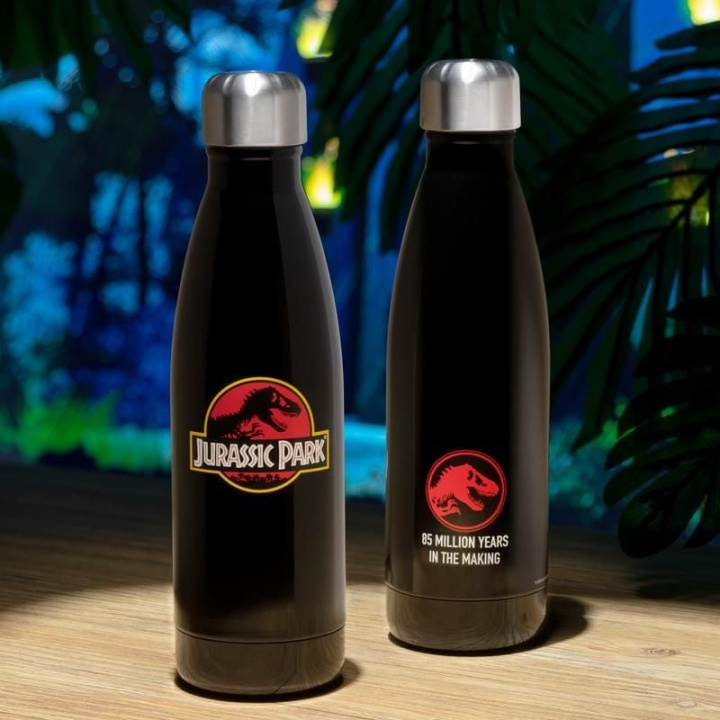 Jurassic Park vandflaske i metal i gruppen SPORT, FRITID & HOBBY / Sjove gadgets / Samlergenstande hos TP E-commerce Nordic AB (D20337)