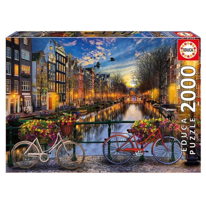 Educa Puslespil 2000 - Amsterdam ( 017127) i gruppen SPORT, FRITID & HOBBY / Hobby / Puslespil hos TP E-commerce Nordic AB (D20363)