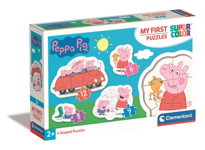 Clementoni Mit første puslespil 3-6-9-12 brikker - Peppa Pig (20829) i gruppen LEGETØJ, BØRN & BABY / Legetøj / børns puslespil hos TP E-commerce Nordic AB (D20367)