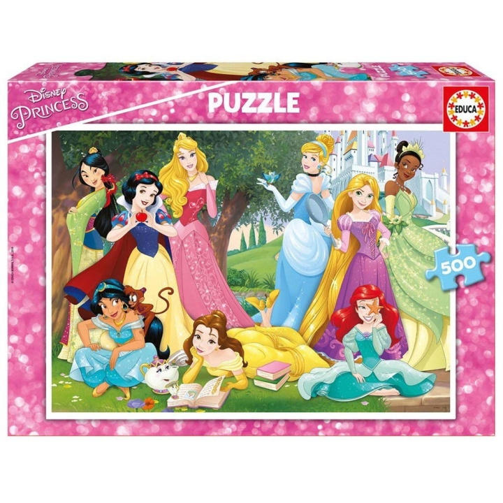 Educa Puzzle - 500 pieces - Disney princesses (017723) i gruppen LEGETØJ, BØRN & BABY / Legetøj / børns puslespil hos TP E-commerce Nordic AB (D20374)