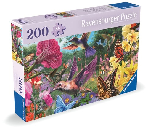 Ravensburger Kolibrier og sommerfugle - 200 brikker (12001369) i gruppen SPORT, FRITID & HOBBY / Hobby / Puslespil hos TP E-commerce Nordic AB (D20400)