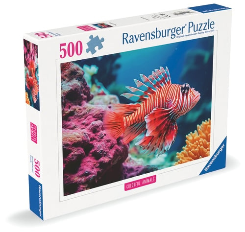 Ravensburger Rød løvefisk - 500 p (12001334) i gruppen SPORT, FRITID & HOBBY / Hobby / Puslespil hos TP E-commerce Nordic AB (D20418)