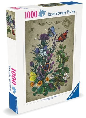 Ravensburger Lifecircle Sommerfugl - 1000p (12001435) i gruppen SPORT, FRITID & HOBBY / Hobby / Puslespil hos TP E-commerce Nordic AB (D20433)