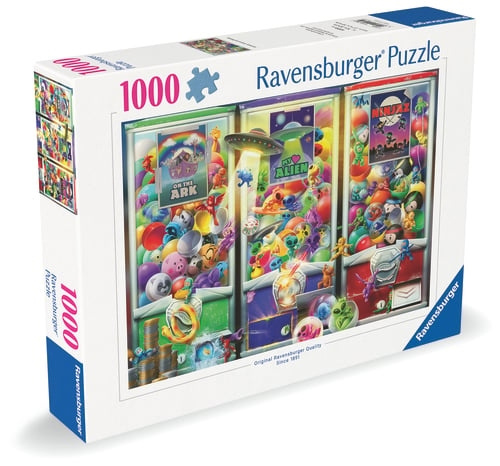 Ravensburger Dyr, rumvæsener og ninjaer 1000 brikker - (12001482) i gruppen SPORT, FRITID & HOBBY / Hobby / Puslespil hos TP E-commerce Nordic AB (D20437)