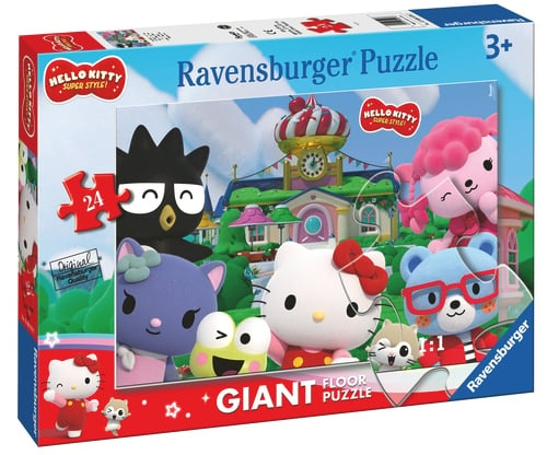 Ravensburger Hello Kitty kæmpe gulvpuslespil 24p - (12004076) i gruppen LEGETØJ, BØRN & BABY / Legetøj / børns puslespil hos TP E-commerce Nordic AB (D20451)