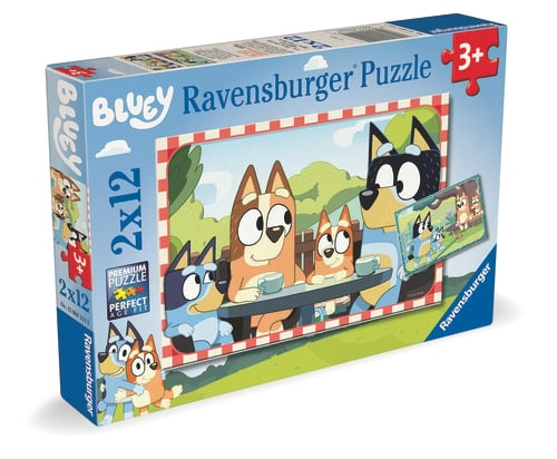 Ravensburger Bluey 2x12p (12004111) i gruppen LEGETØJ, BØRN & BABY / Legetøj / børns puslespil hos TP E-commerce Nordic AB (D20455)
