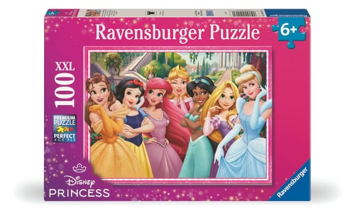 Ravensburger Disney Princess 100p XXL - (12004116) i gruppen LEGETØJ, BØRN & BABY / Legetøj / børns puslespil hos TP E-commerce Nordic AB (D20458)