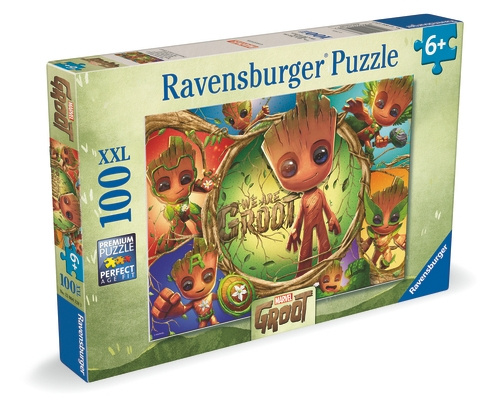 Ravensburger Marvel Groot - 100p (12004128) i gruppen LEGETØJ, BØRN & BABY / Legetøj / børns puslespil hos TP E-commerce Nordic AB (D20462)