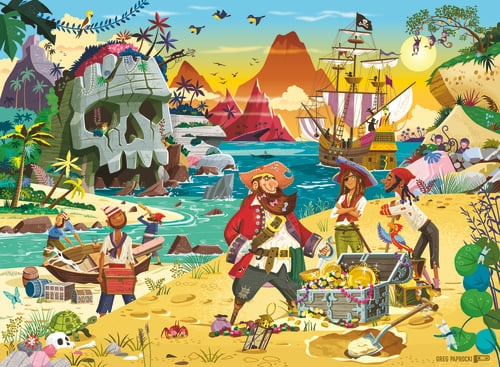 Ravensburger Skat - 100 p (12004133) i gruppen LEGETØJ, BØRN & BABY / Legetøj / børns puslespil hos TP E-commerce Nordic AB (D20463)