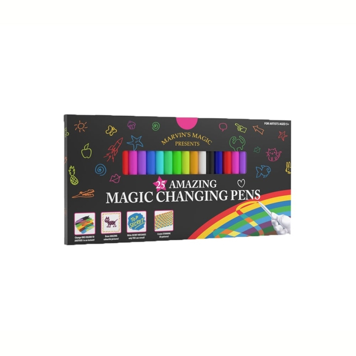 Marvin\'s Magic Fantastiske magiske penne - (MMPEN25) i gruppen SPORT, FRITID & HOBBY / Hobby / Mal & Tegn / Kuglepenne, Farveblyanter & Tuschpenne hos TP E-commerce Nordic AB (D20485)
