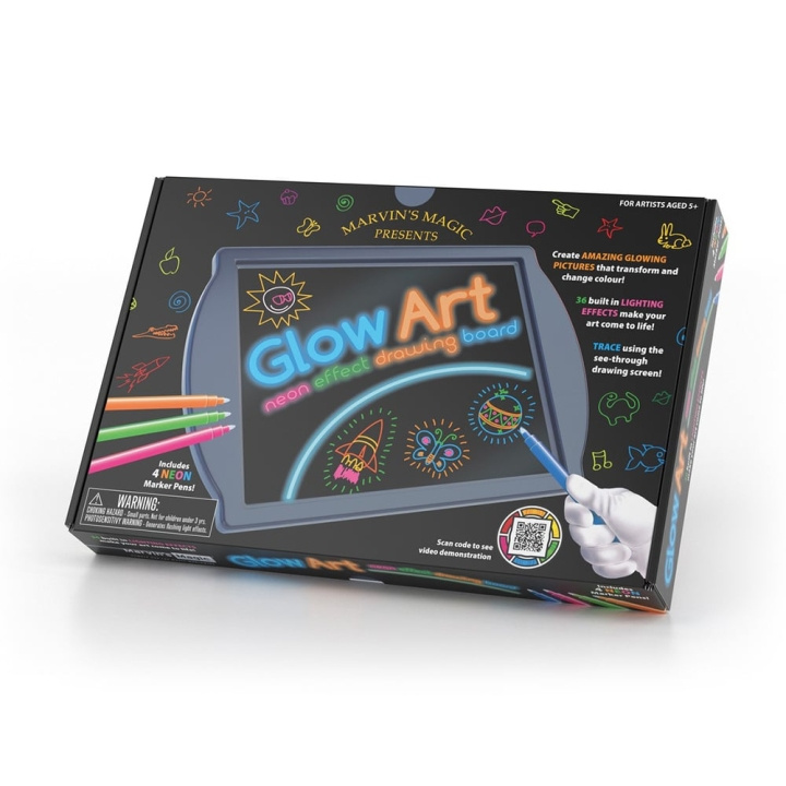 Marvin\'s Magic Marvins Magic - Glow Art - Sort - (MMG009B) i gruppen LEGETØJ, BØRN & BABY / Legetøj / Legetøj hos TP E-commerce Nordic AB (D20487)
